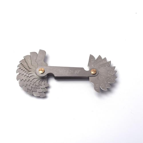 高精度測定ツールキット-ピッチゲージ、インチ早見表、タイヤ溝深さ計、ネジピッチゲージ、ネジリングゲージ