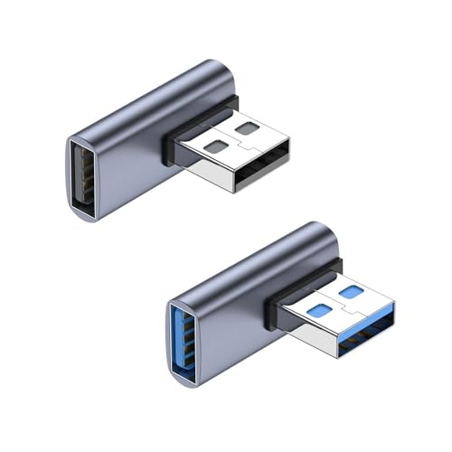 USB 3.1 アダプタ L字型 10Gbps 高速データ伝送 USB 変換アダプタ 5V 3A 急速充電 軽量 小型 USB Type A オ