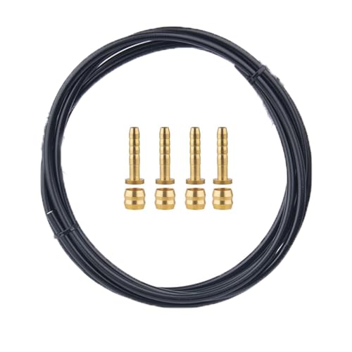 HOUSON 2.5M 自転車油圧ブレーキライン オリーブコネクタインサート付き ブレーキホース 油圧ディスク..