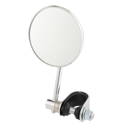 キジマKijima バイクパーツ ミラー ラウンドミニ クランプ式 スチール製 左右兼用 1個入り 汎用 鏡面φ7..