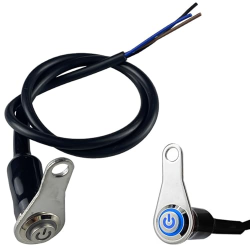 オートバイハンドルバースイッチ 防水スイッチ バイク 12V LED ATVバイク LED 警告灯 ハザードライト ..