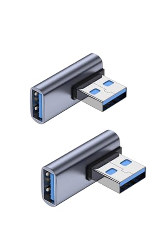 YFFSFDC USB 3.1 アダプタ L型 変換アダプター USBコネクター 2個セット 10Gbps高速データ伝送 usb l字/type