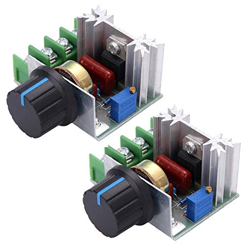 Ren He SCR サイリスタ ハイパワー電子レギュレーター スピード 調光ライト 温度監視2000W