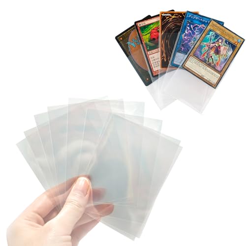 WISSUA カードスリーブスタンダード/レギュラーカード用対応サイズ64×89mm 光沢PP製 300枚 オープンタイプカード袋 300枚セッ