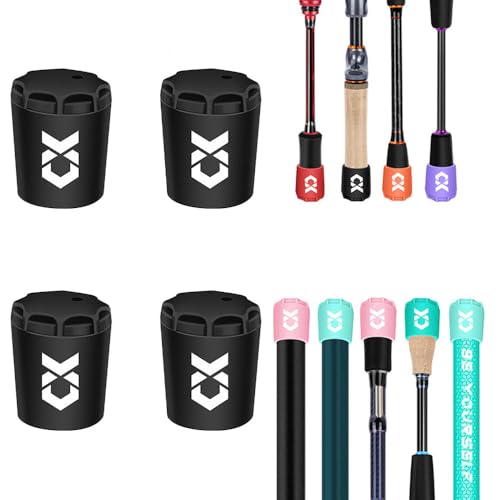 Other - 竿尻キャップ 4個セット ロッ と簡単取り付け 釣り竿 尻栓 保護 傷防止 保護 釣り用品 ドエンドキャップ 尻栓蓋 シリコン製 エンドキャップ