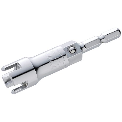 乐天商城 - トップ工業 TOP 電動ドリル用 蝶ネジソケット M6用蝶ネジ回し 電動手動兼用 13mmレンチ使用可能 ECS-M6 燕三条 日本製