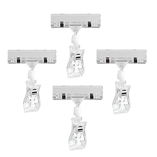 YFFSFDC ポップクリップ POPクリップ 値札 広告 ディスプレー サイン カード 透明クリップ 値札 オフィ..