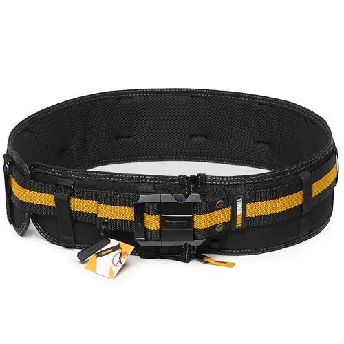 TOUGHBUILT Padded Belt with Heavy Duty Buckle Black TB-CT-41P