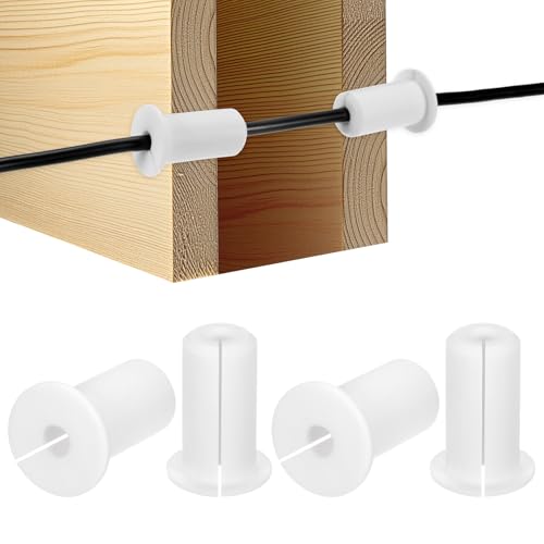 M METERXITY 4パックのケーブルルーティングキット 3/4の壁穴用シリコン製ケーブル通し壁グロメットケ..