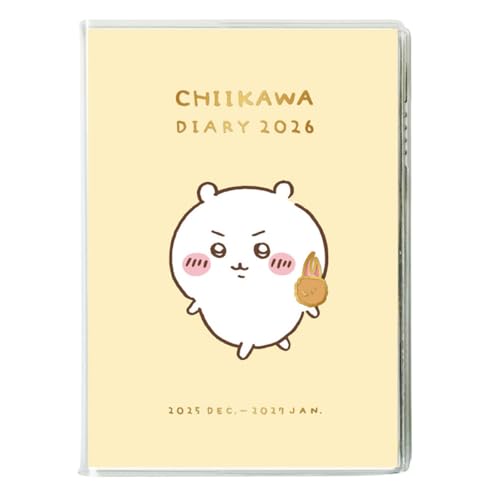 2026年手帳 B6 コミックマンスリーダイアリーちいかわ/カニ爪唐揚げ