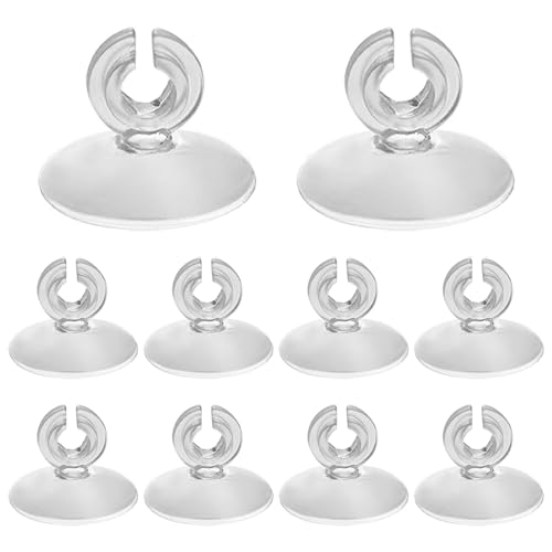 キスゴム 10個セット 水槽 吸盤クリップ エアチューブ固定用 エアチューブホルダー サクションカップ アクアリウム 水族館 直径4〜6mmチュ