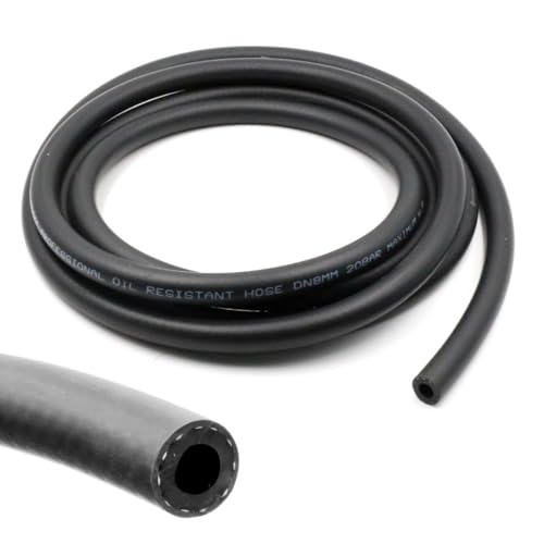 winova 燃料ホース 4mm内径 10mm外径 3m高性能 耐油・耐水・耐圧・耐候 ゴム製フューエルホース 自動車..