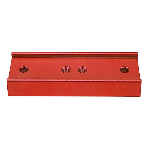 Jeffergarden 108mm アリ溝プレート、多目的アリ溝取り付けプレート、セオドライト用高強度 1/4 赤