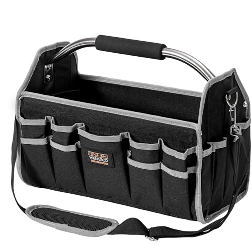 ツールバッグ 工具バッグ 多機能 ツールキャリーバッグ 工具入れ 作業バッグ 鋼製ハンドル付き 多機能 ..