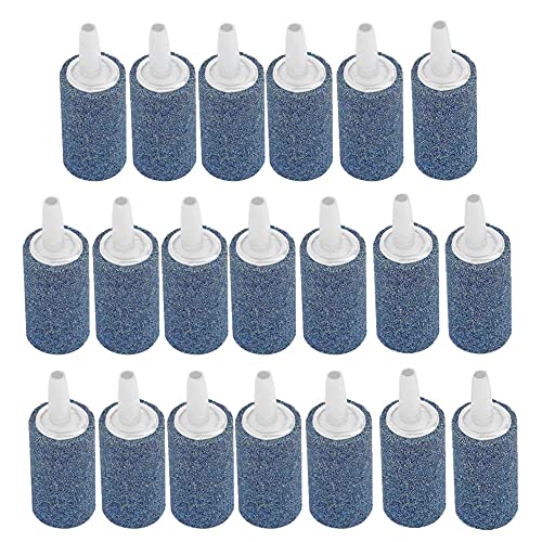 20個 エアストーン いぶきエアストーン エアーストーン アクアリウムエアストーン 円筒形エアストーン ..