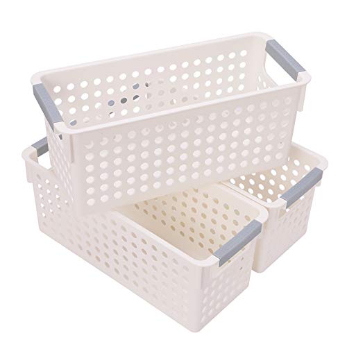 JAKAGO 3個セット 収納バスケット 収納ボックス プラスチック （ 収納ケース 小物...