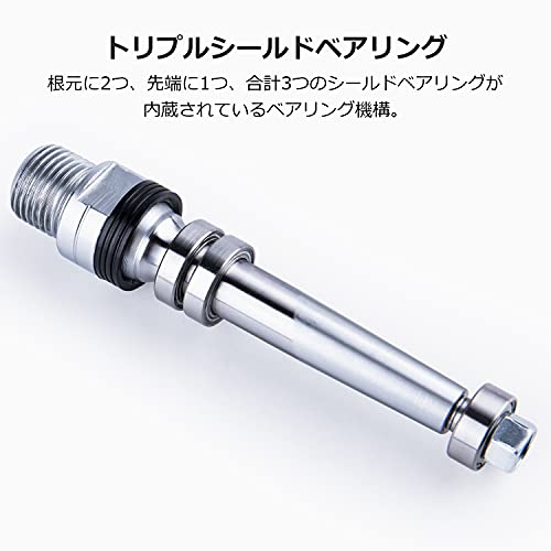 CXWXC 自転車 ペダル フラットペダル トリプルシールドベアリング 9/16インチ 滑り...