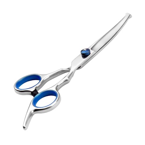 LOYELEY トリミング カットハサミ カーブシザー トリミングシザー 曲がった刃 丸い先端 上下向き兼用 ..