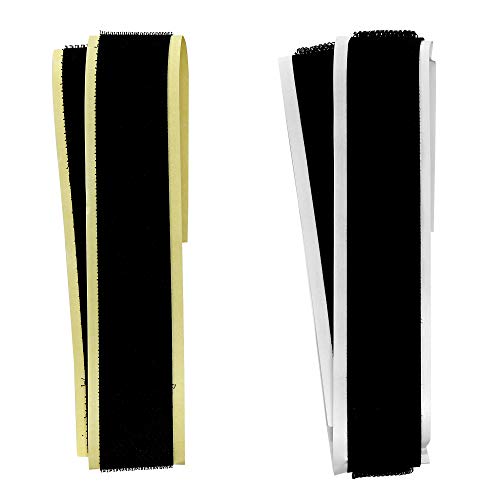 和気産業 バリバリテープ 面ファスナー 激強力 黒 幅25×長さ500mm 観葉植物 置物 転倒防止 BR033