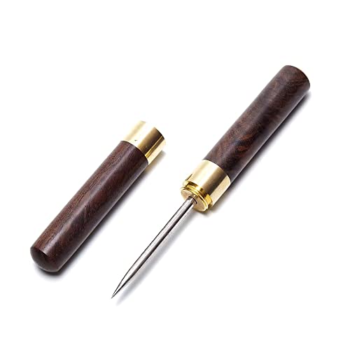 MaterialType:L黒檀色・氷の整形に17*1.8cmキャンプやカクテル作りで使用する氷の形を整えるのに便利.プレミアム品質の木材とプロの食品グレードの304ステンレス鋼で作られ、錆がなく、簡単に氷のブロックを粉砕することができます...