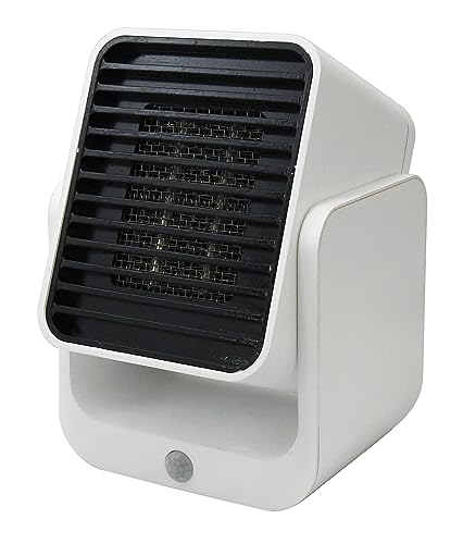 TOPLAND トップランド セラミックヒーター 300W 足元ヒーター 小型 人感センサー付 省エネ 速暖 トイレ..