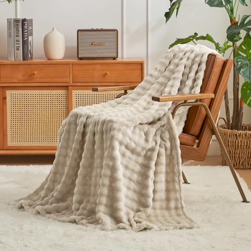 Hansleep 毛布 シングル 冬用 暖かい ブランケット 柔らかい ふわふわ もうふ もこもこ 洗える 静電防止 四季適用 140x200グ