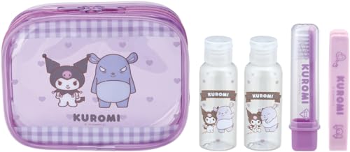 スケーターSkater トラベルセット 歯ブラシ くし ポーチ ボトル 携帯 旅行 クロミ お友だち サンリオ T..