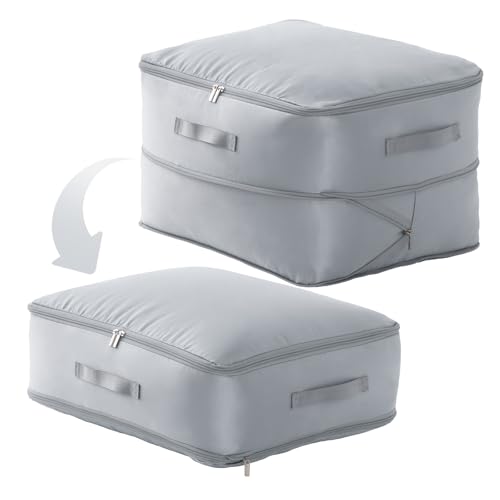 Haguko 布団圧縮袋 掃除機不要 布団収納袋 圧縮袋 布団 収納 旅行 衣類 羽毛布団 衣装 毛布 引っ越し ぬいぐるみ こたつ布団 敷き布