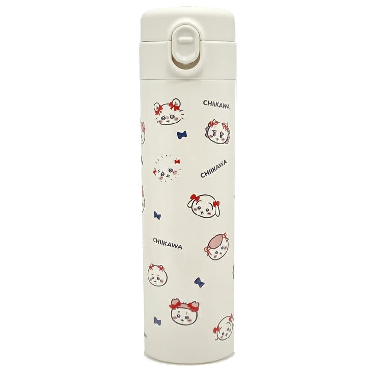 ちいかわ ワンタッチステンレスボトル 500ml リボン