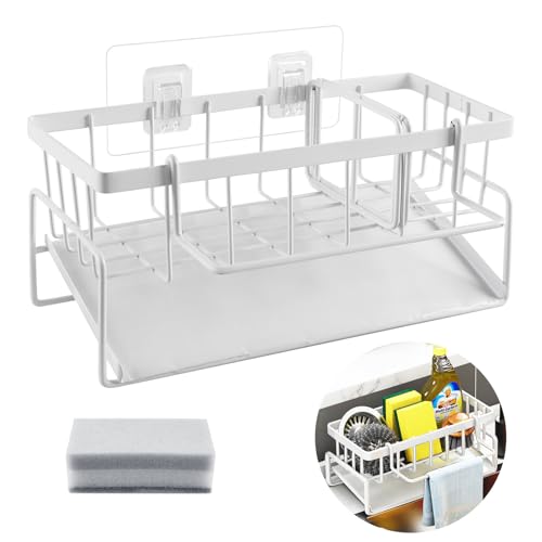スポンジホルダー 壁掛け スポンジラック 水が流れる スポンジ置き 浮かせて収納 防錆 スポンジスタン..