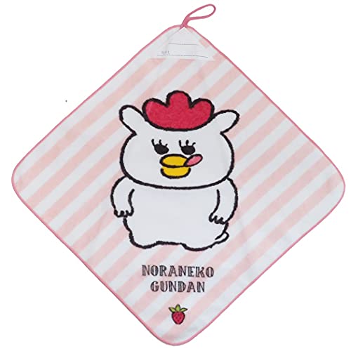 林Hayashi ループタオル 約34×34cm ノラネコぐんだん マーミーちゃん ピンク WK470900