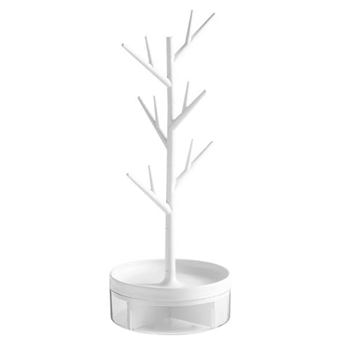 回転ジュエリーホルダー ネックレスイヤリング収納棚 吊るす アクセサリースタンド スホルダー ディス..