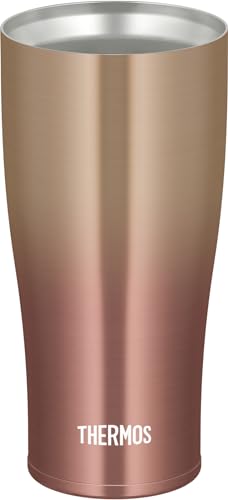 モダンゴールドグラデーション/420ml/JDE-422LTD GD-G・パッケージ個数:1・定番のタンブラーがカラーリニューアル食洗機対応モデル。・本体サイズ約:幅7.5×奥行き7.5×高さ15.5cm、本体重量約:200g、容量:420ml・保冷効力:7℃以下（1時間）・生産国:中国・素材・材質:本体：ステンレス鋼（アクリル樹脂塗装）●魔法びん構造で飲み頃温度キープ ●薄い飲み口で冷たい飲料にぴったり ●こだわりのダブルグラデーション ●結露しにくい、外側が熱くならない ●食洗機対応