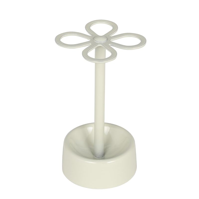 ダルトンDulton 4ホール トゥースブラシホルダー アイボリー 歯ブラシを清潔に維持する 歯ブラシ立て スタンド ステンレス 高さ120mm