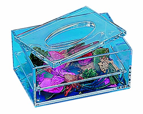 蝶プラ工業 モダン 透明 スチロール ポケットティッシュケース 691189