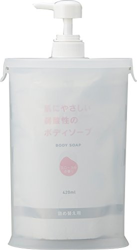 アイメディアAimedia ディスペンサー ホワイト 500ml対応 シャンプ— ソープ リンス 袋ごと おしゃれ 詰め替えボトル 詰替え容器