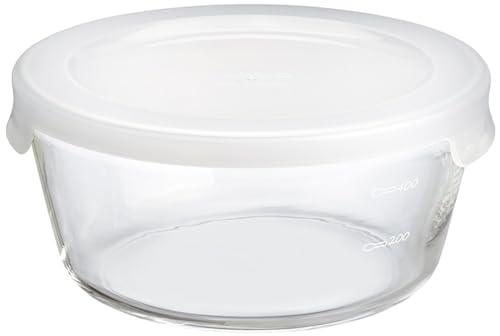 ハリオ 耐熱ガラス製 保存容器 丸 600ml MST-60-TW
