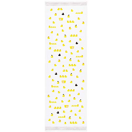 コンテックス フェイスタオル 布ごよみ アヒルちゃん ピンク 約33×100cm