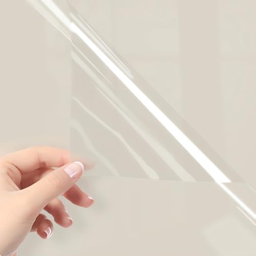 Walwall 壁紙シール 透明 5m 防水 リメイクシート 防カビ DIY 剥がせる 模様替え カッティングシート 食器棚シート