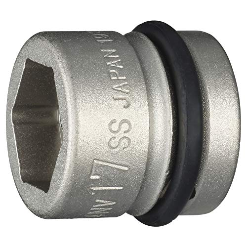 Rakuten - トネTONE インパクト用ショートソケット 4NV-17SS 差込角12.7mm1/2 二面幅17mm