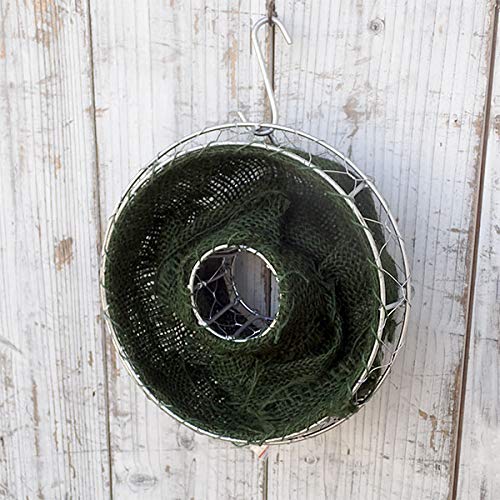 大同クラフト メッシュプランター：ラウンド・麻付き直径21cm FMP01-20G鉢