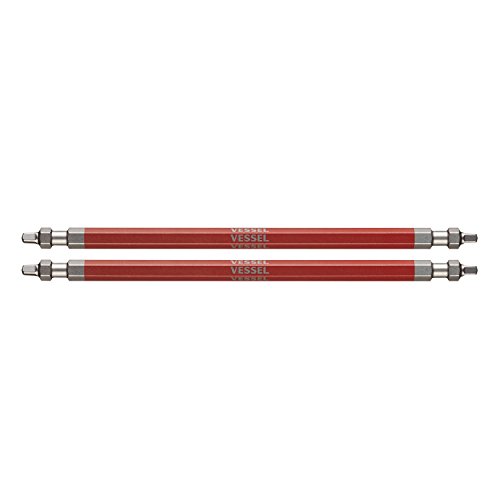 樂天商城 - ベッセルVESSEL 40V対応 両頭スクエア 剛彩ビット SQ2×150 2本組 GS14SQ2150