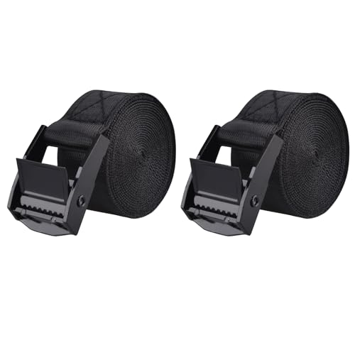 TRIWONDER 荷締めベルト ラッシングベルト ラチェット式 固定バンド 転倒防止 タイダウン バイク 梱包 にじめ 耐震 荷造りバンド 自