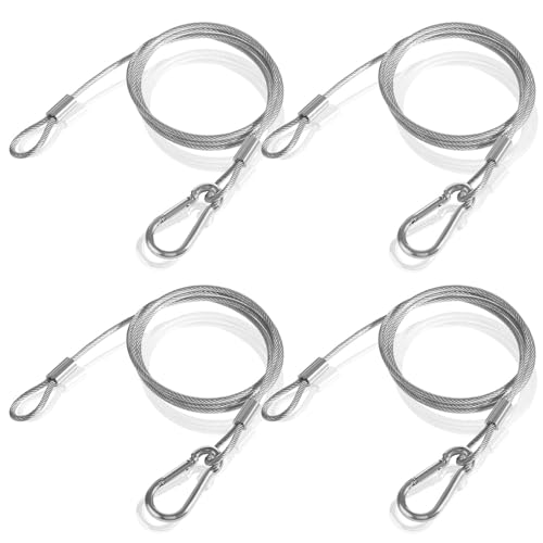 落下防止 ワイヤー 4本セット ステンレス製 転倒防止・安全対策 sukimel（スキメル） 3×1000mm 4本セット