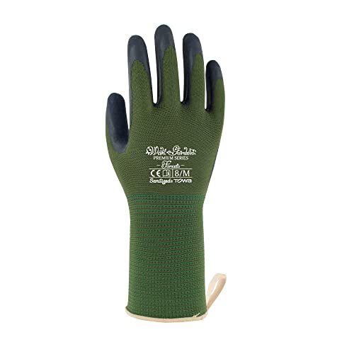 Aprons - 東和コーポレーション No.W394 WithGarden Forestaフォレスタ モスグリーン Lサイズ 《ガーデニング手袋/リニューアル》