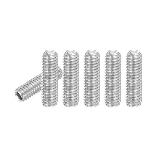 PATIKIL 六角穴付止めネジ M3x10mm イモネジセット 100本 内側六角 304ステンレススチール 耐食性 スクリュー 接続 固定ド