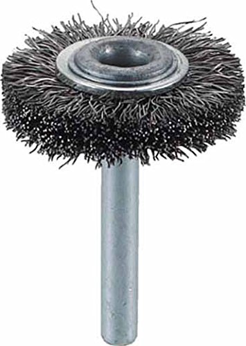 TRUSCOトラスコ 軸付ホイールブラシ φ38X軸6 ステンレス線 線径0.3 TB-6213