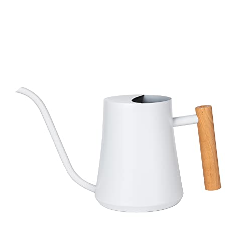 IMEEA ジョウロ じょうろ 1000ml 園芸 ステンレス製 欅木製ハンドル おしゃれ 如雨露 ジョウロ 園芸用..