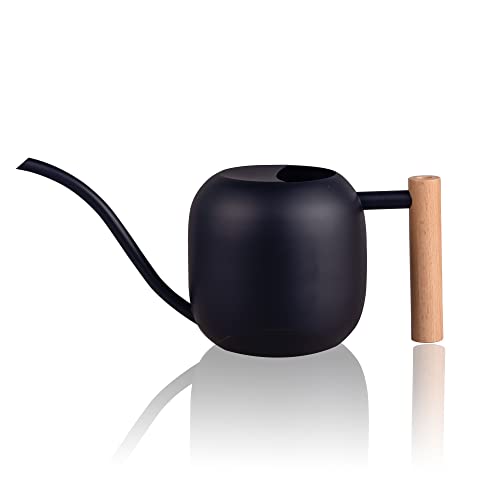 IMEEA ジョウロ じょうろ 1200ML 園芸 ステンレス製 木製ハンドル おしゃれ 如雨露 ジョウロ 園芸用品 ..