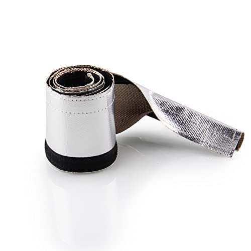 Jeyaic 脱着簡単アルミサーモチューブ 遮熱 断熱 内径2cm 長さ182cm カット可能熱害対策 エアコン配管にも マジックテープ式 各種